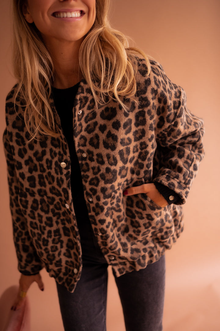 Roslyn Leopard Jacket