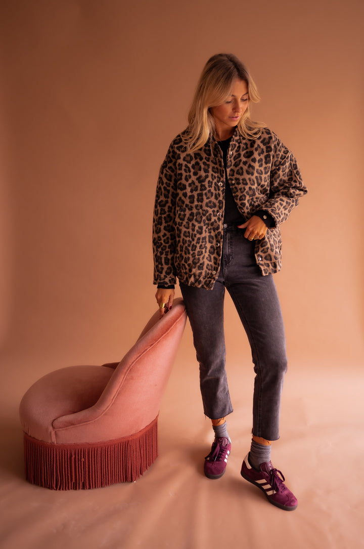 Roslyn Leopard Jacket