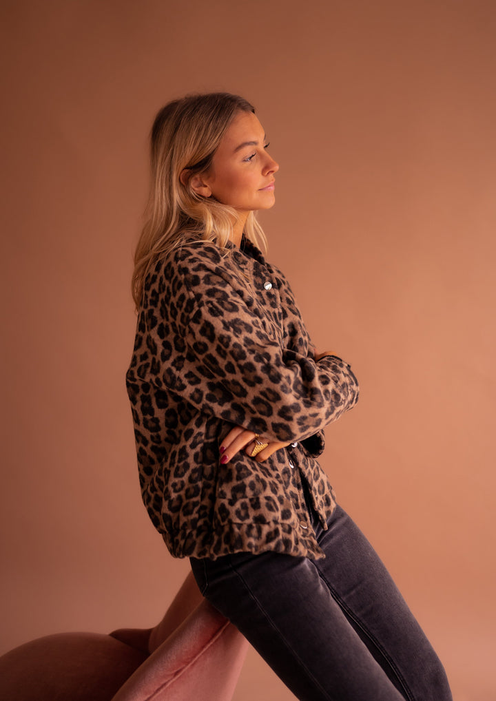 Roslyn Leopard Jacket