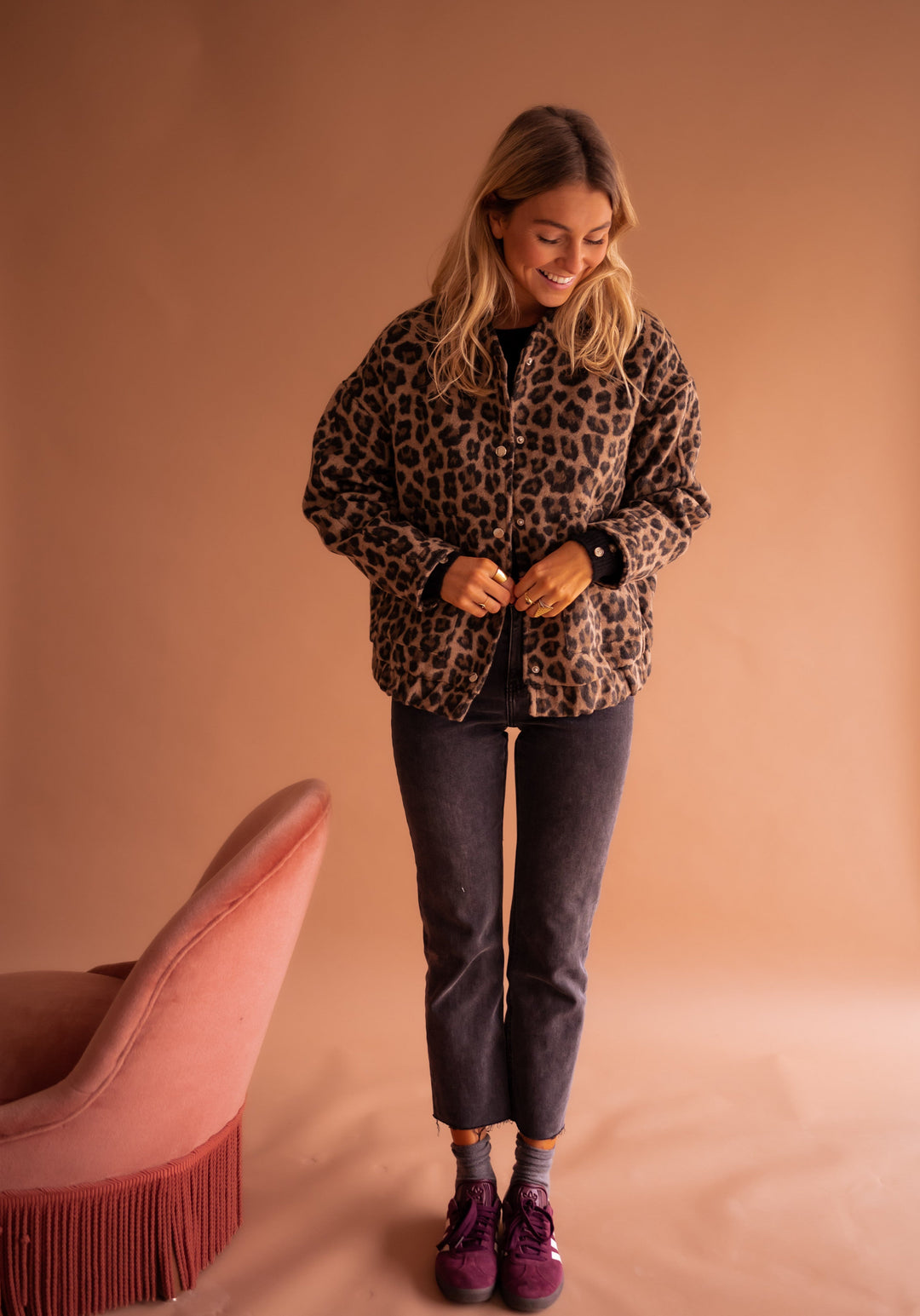 Roslyn Leopard Jacket