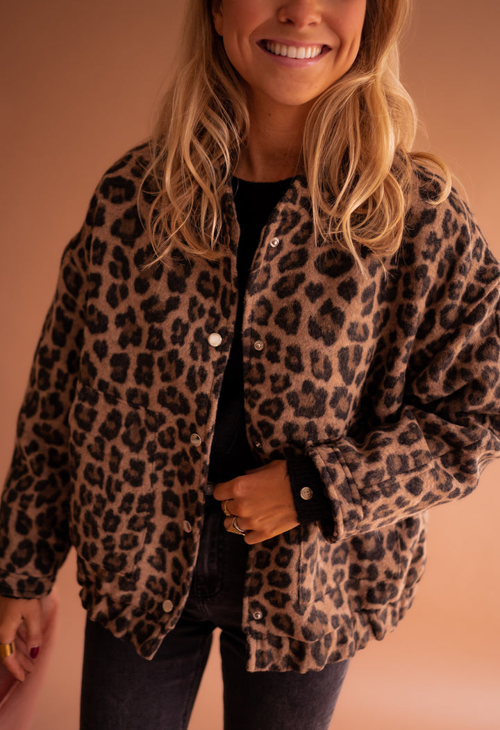 Roslyn Leopard Jacket
