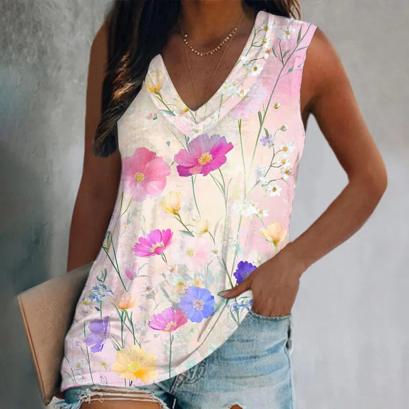 Vivian Printed Tank Top