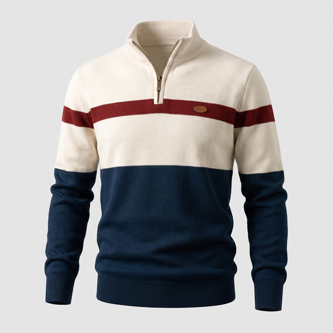 Gregory Quarter-Zip Sweater