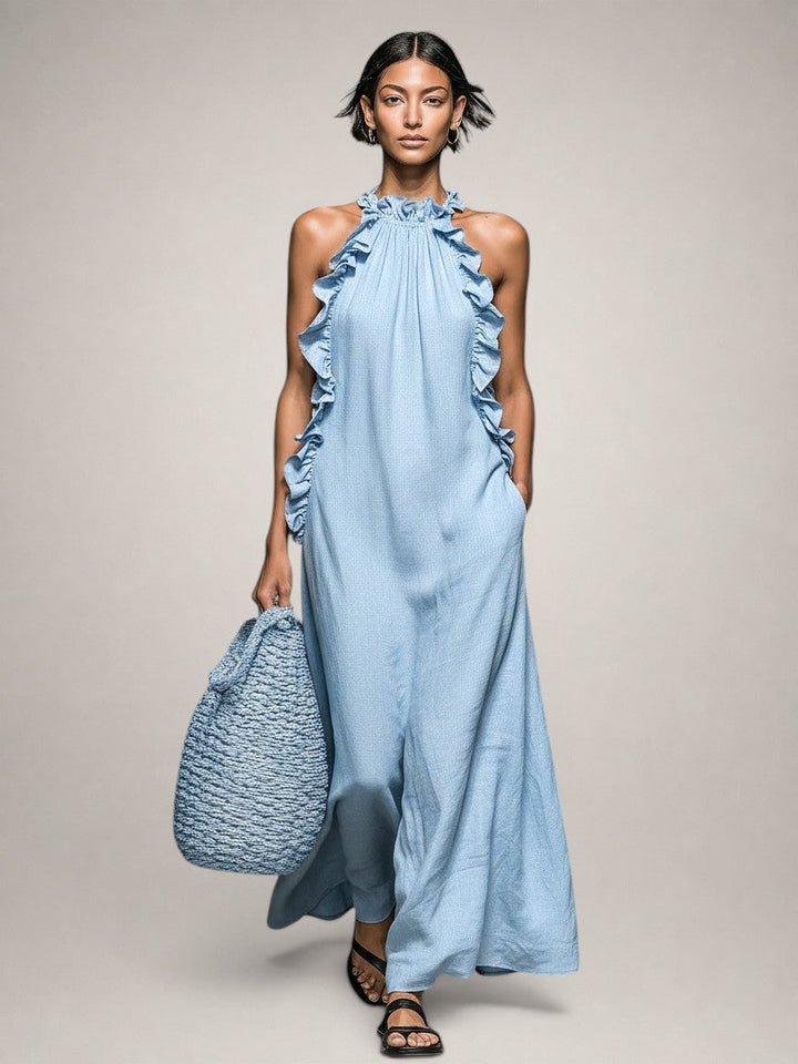 Victoria Draped Maxi Dress