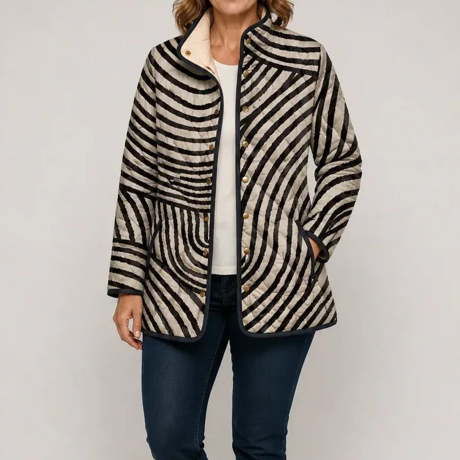 Coraline Printed Quilted Jacket