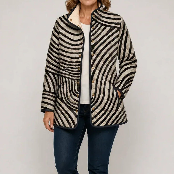 Coraline Printed Quilted Jacket