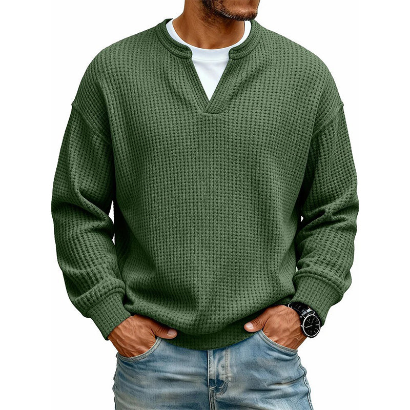 Matthias Waffle Knit Sweater