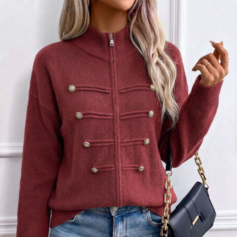 Amber Zip Cardigan