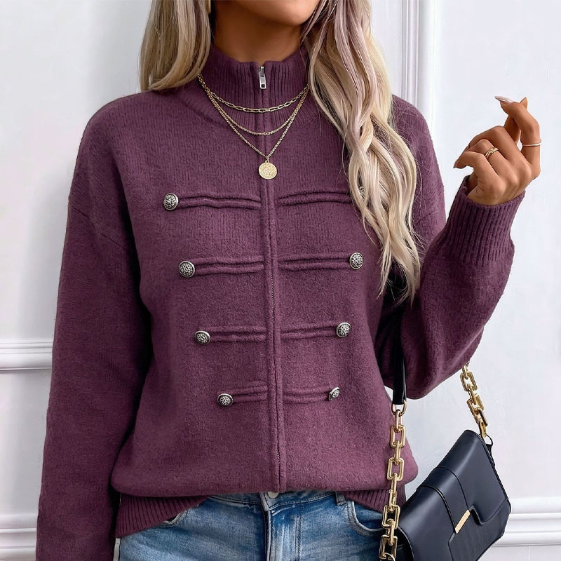 Amber Zip Cardigan