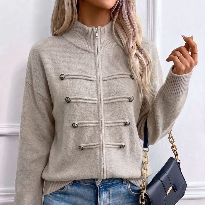 Amber Zip Cardigan