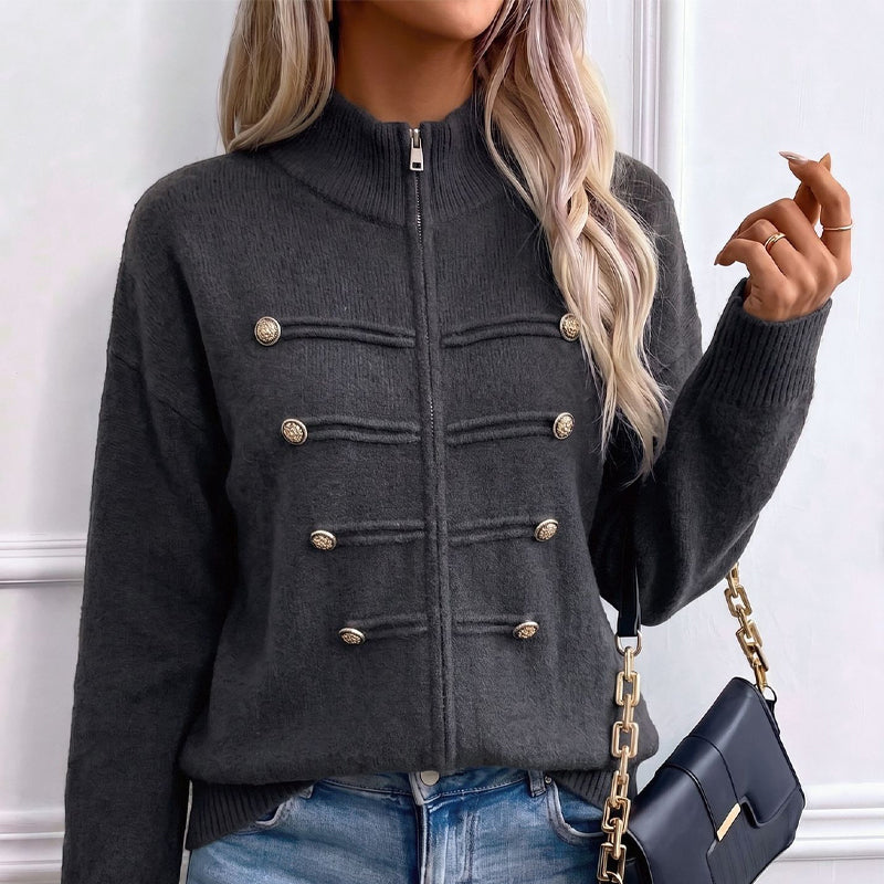 Amber Zip Cardigan