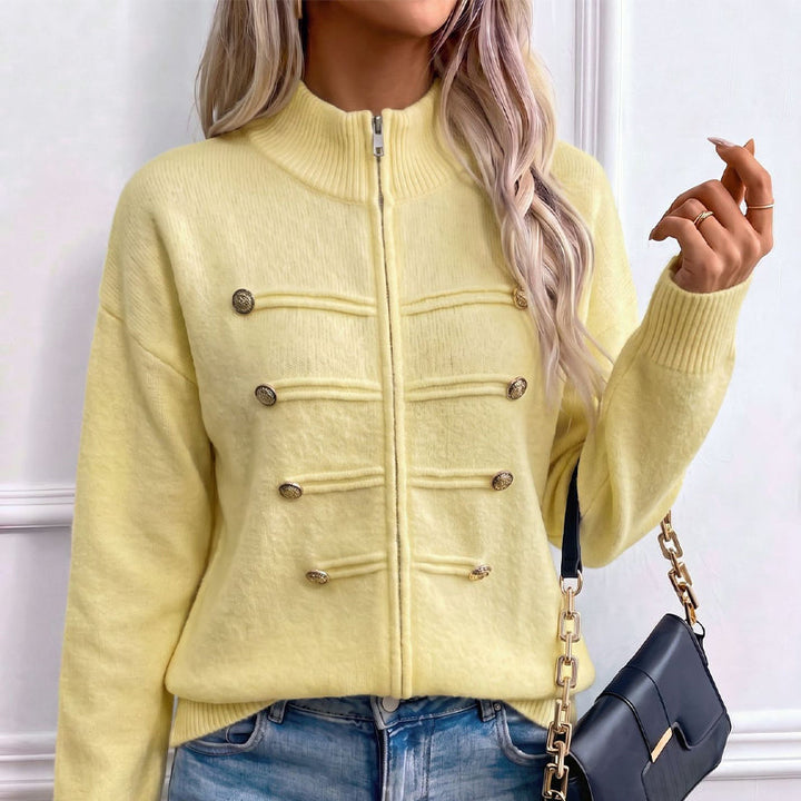 Amber Zip Cardigan