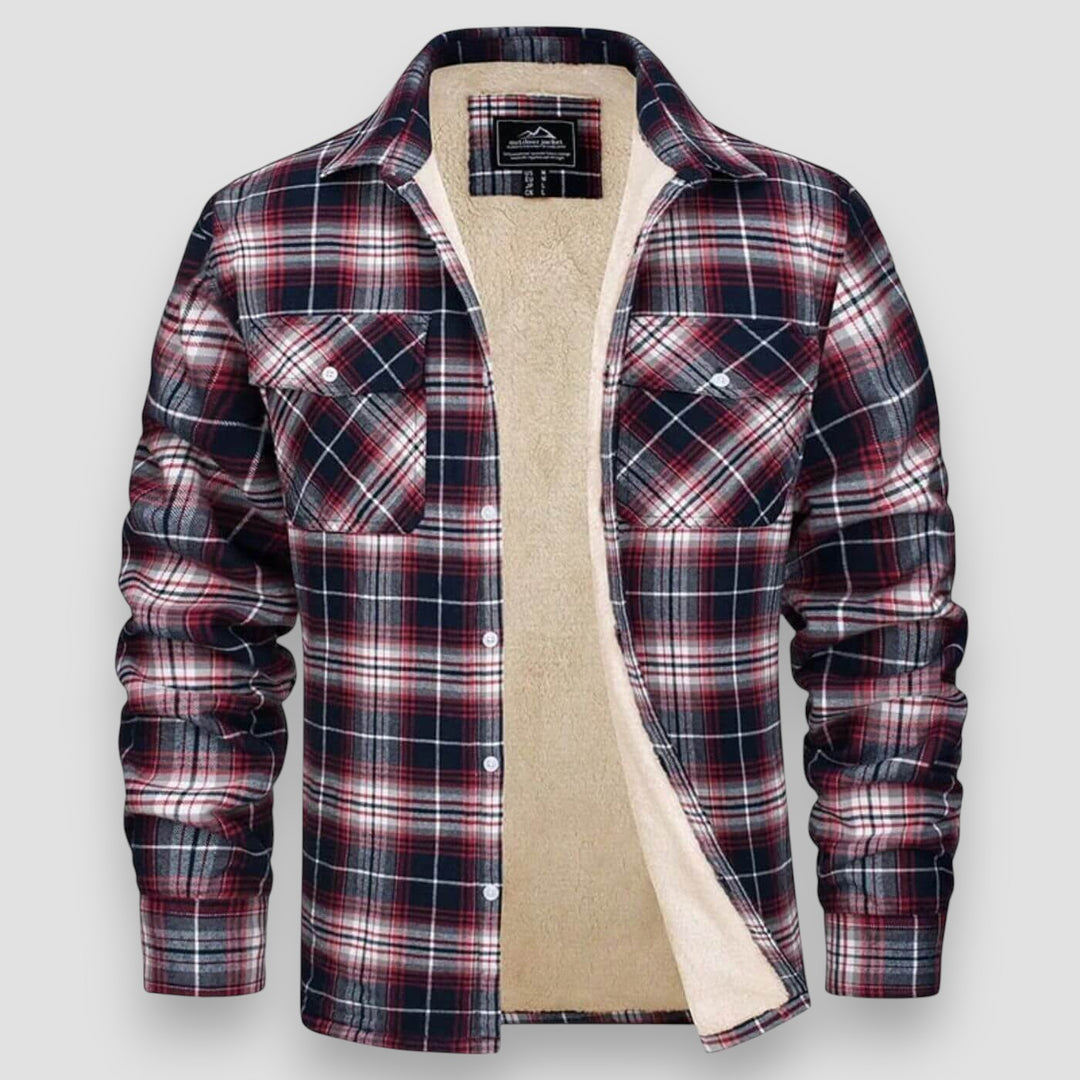 Blaine Plaid Shirt Jacket